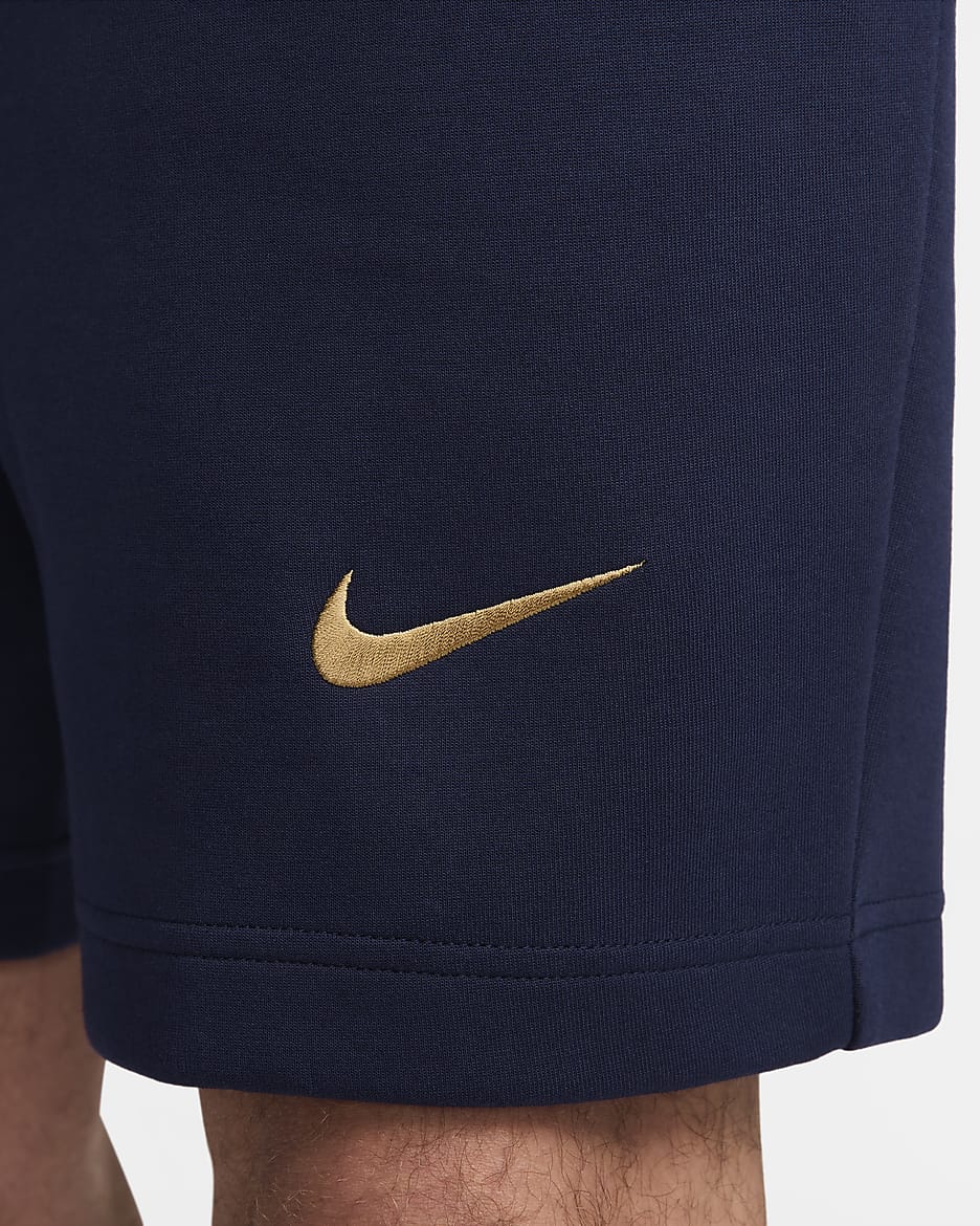 Nike tech fleece shorts navy online